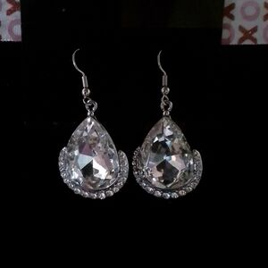 Teardrop Bling Earrings